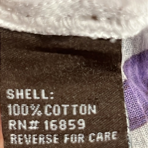 J. McLaughlin Button Front Top Size 8 Chains Straps Graphic Office 100% Cotton - Picture 8 of 8